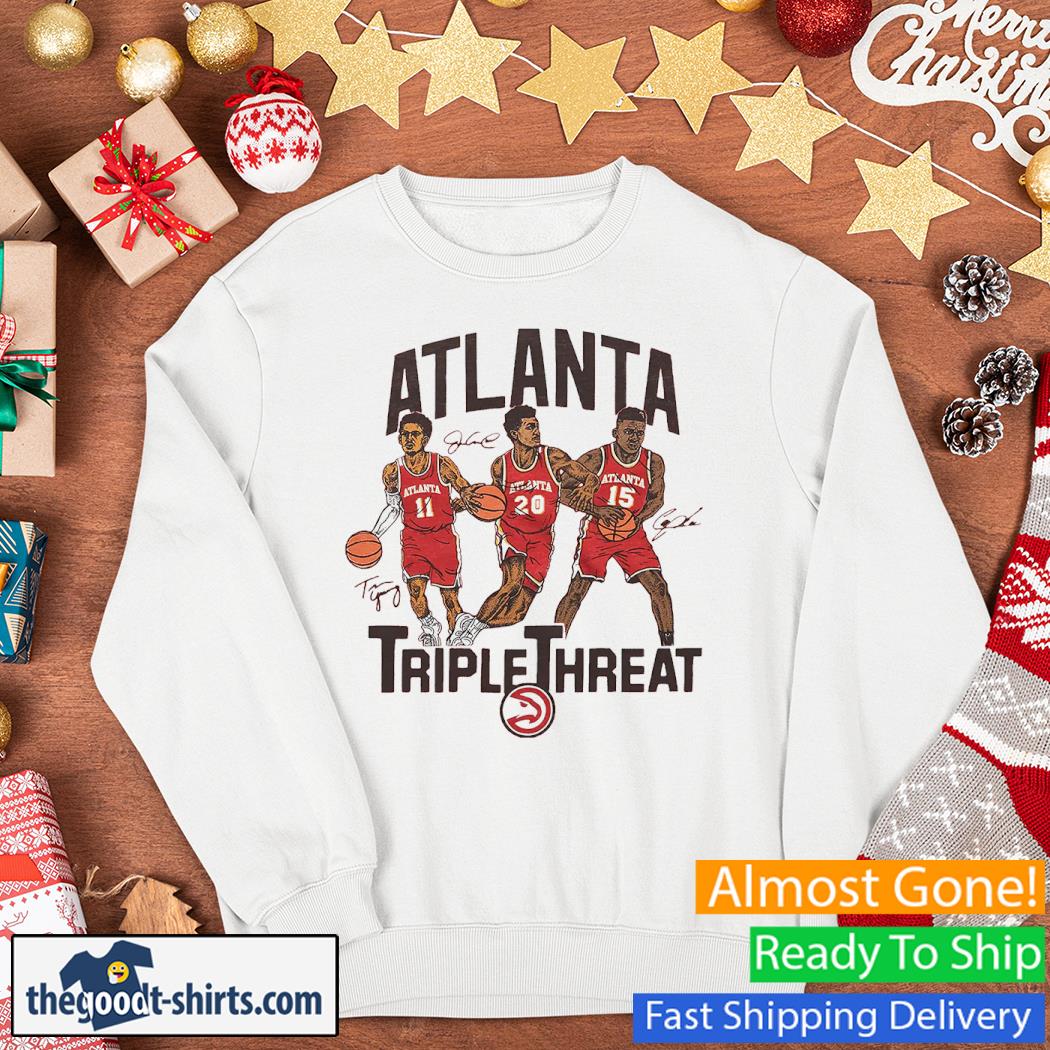 Atlanta Hawks Triple Threat Young Collins Capela Sweater