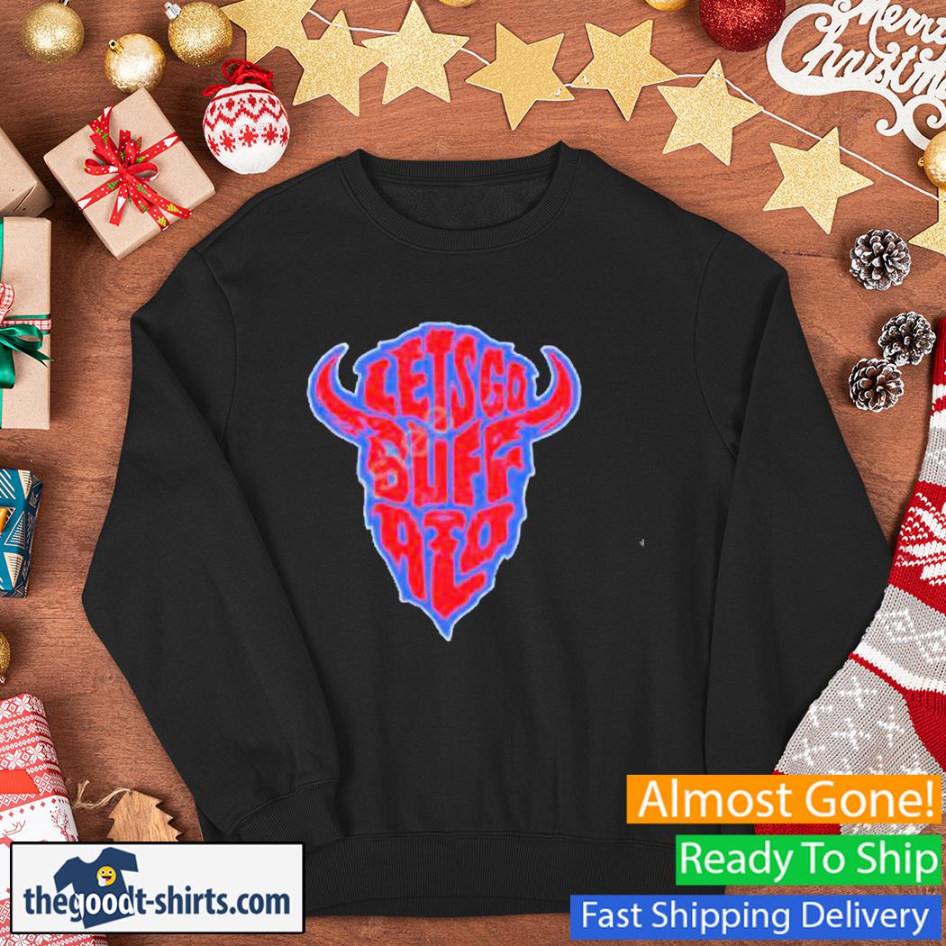 Buffalo Head Let’s Go Buffalo Bills Shirt Sweater