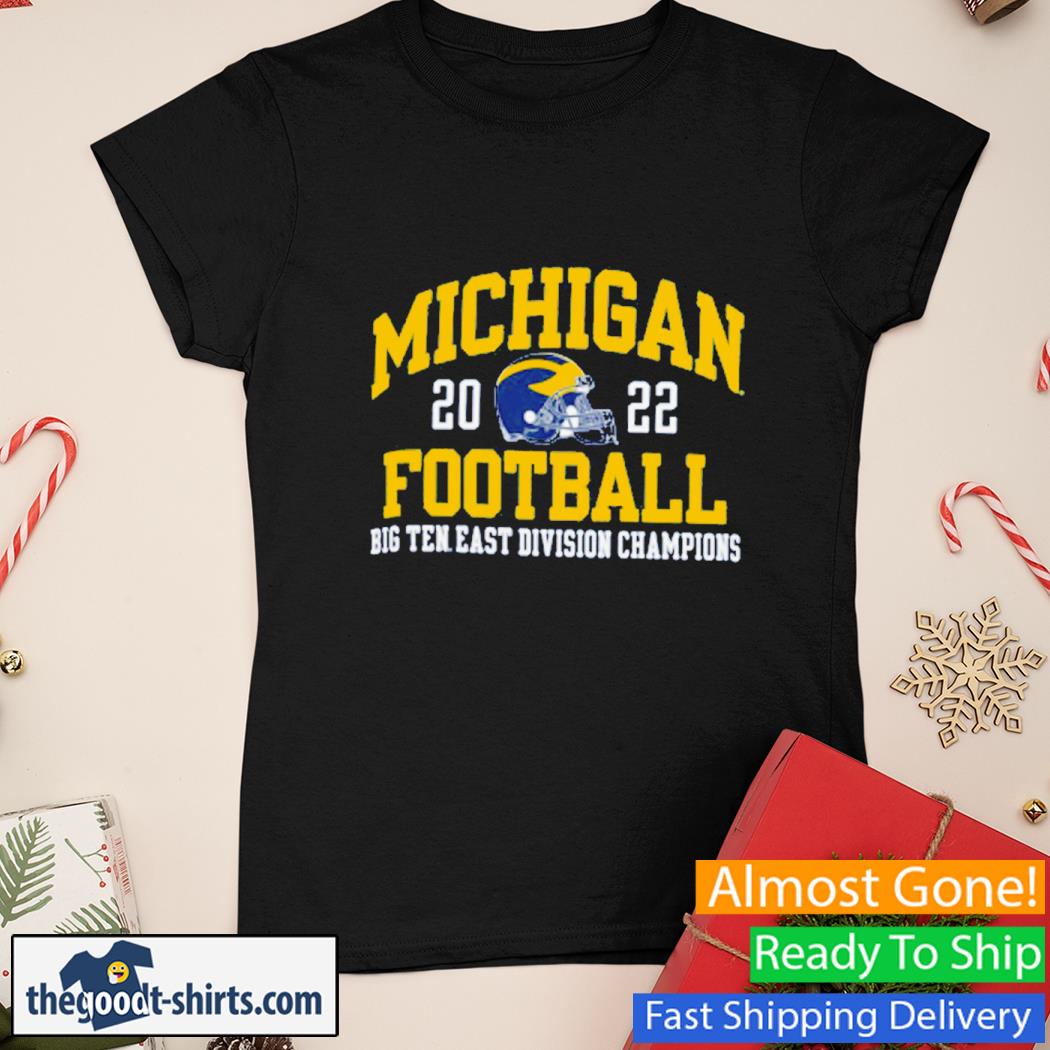 Champion University of Michigan Football Big Ten East Champions 2022 Shirt Ladies Tee