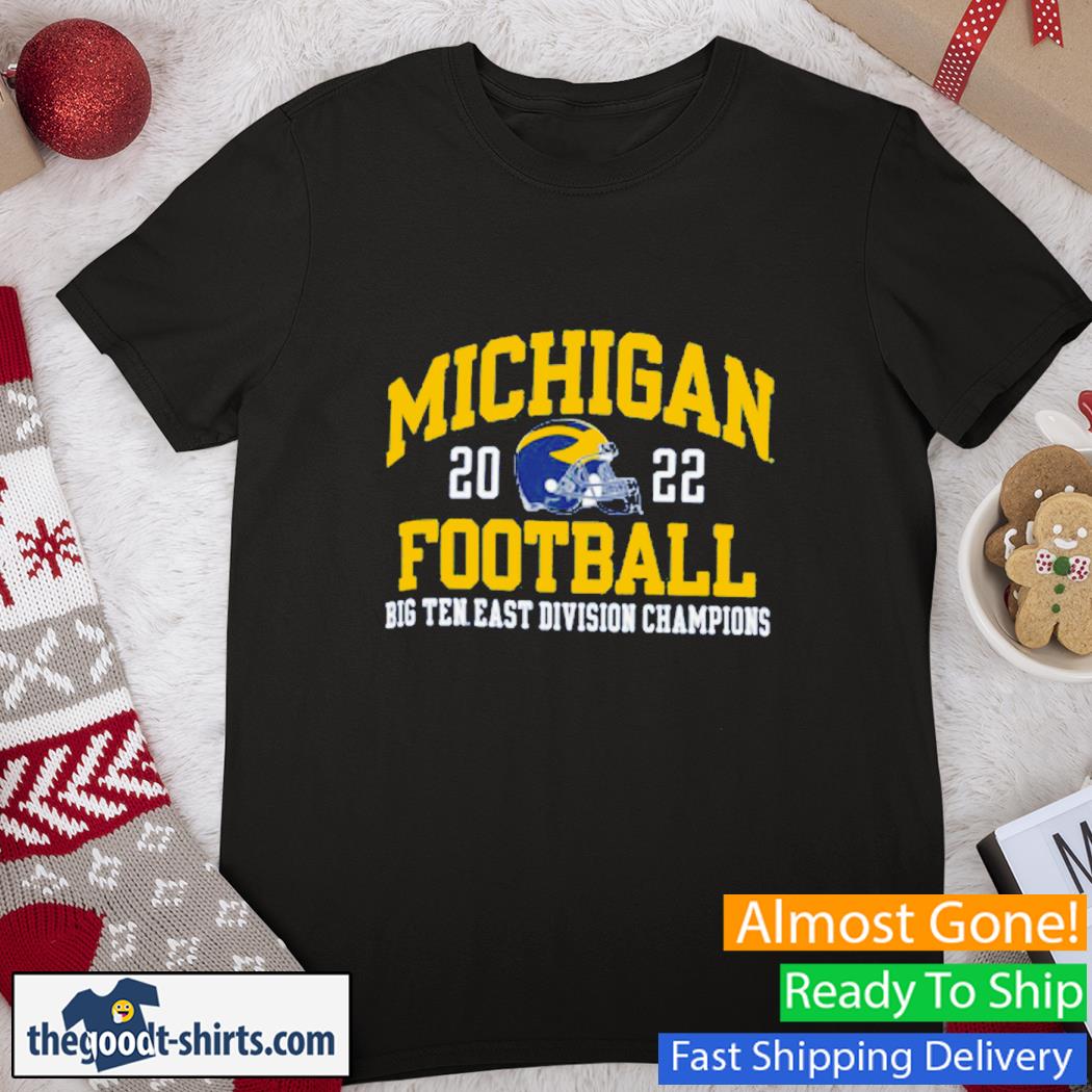 Champion University of Michigan Football Big Ten East Champions 2022 Shirt