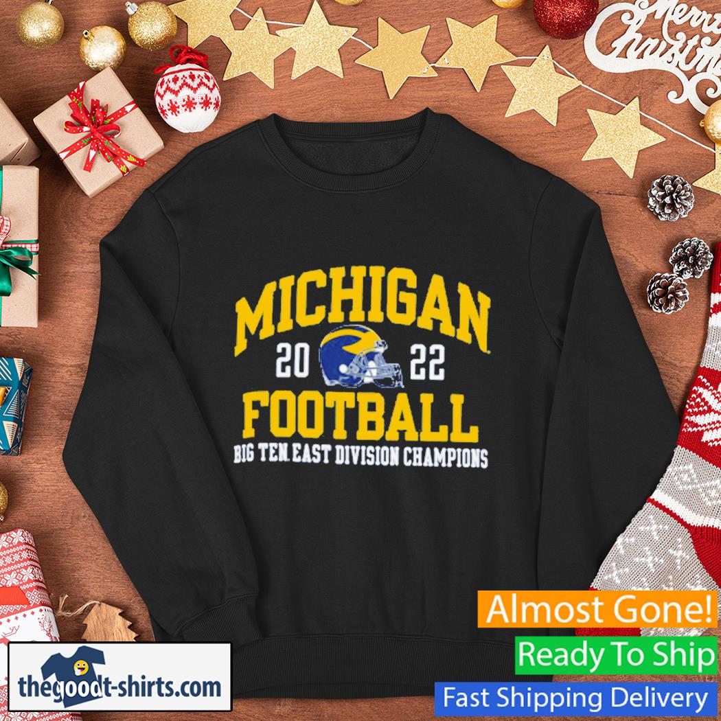 Champion University of Michigan Football Big Ten East Champions 2022 Shirt Sweater