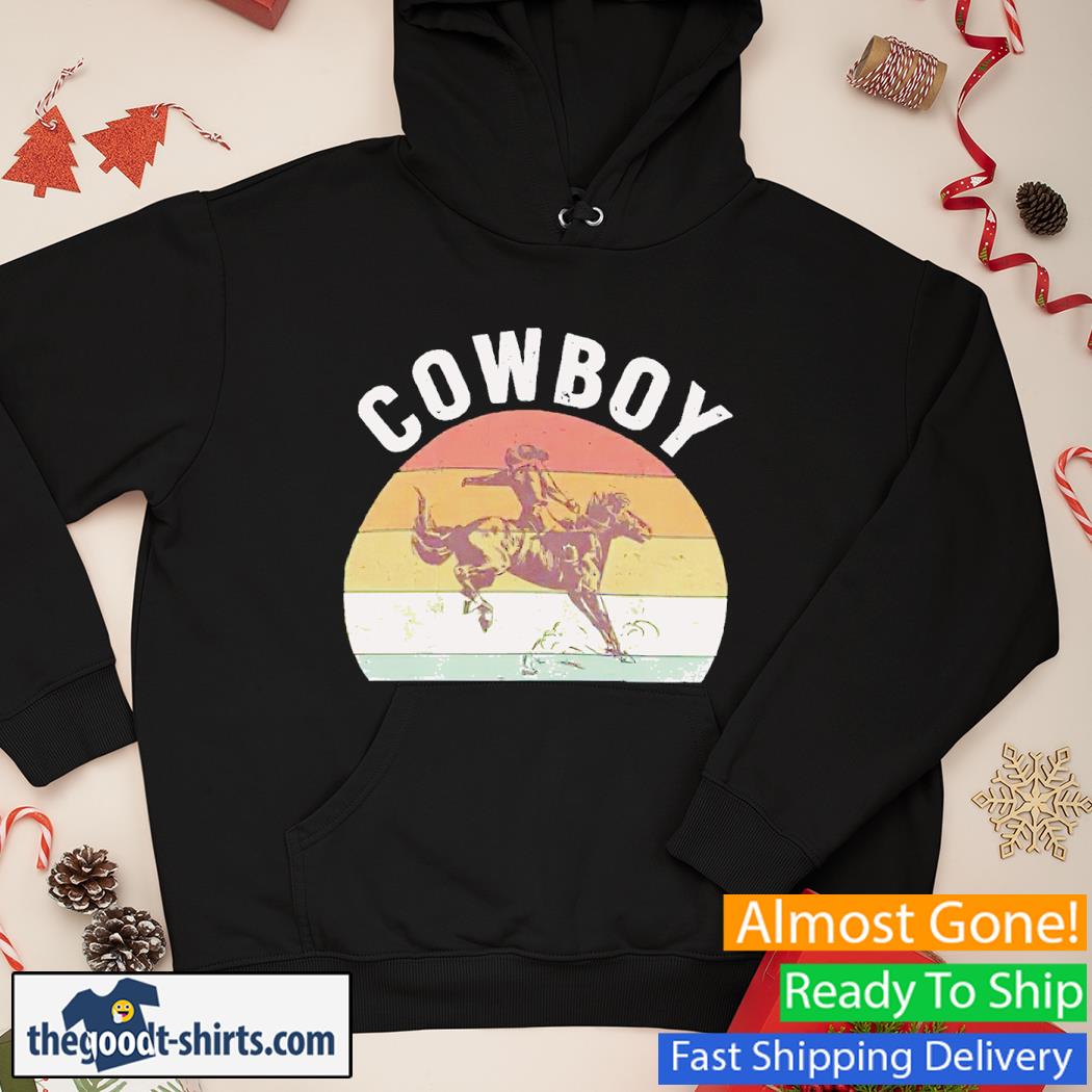 Cowboy Vintage Shirt Hoodie