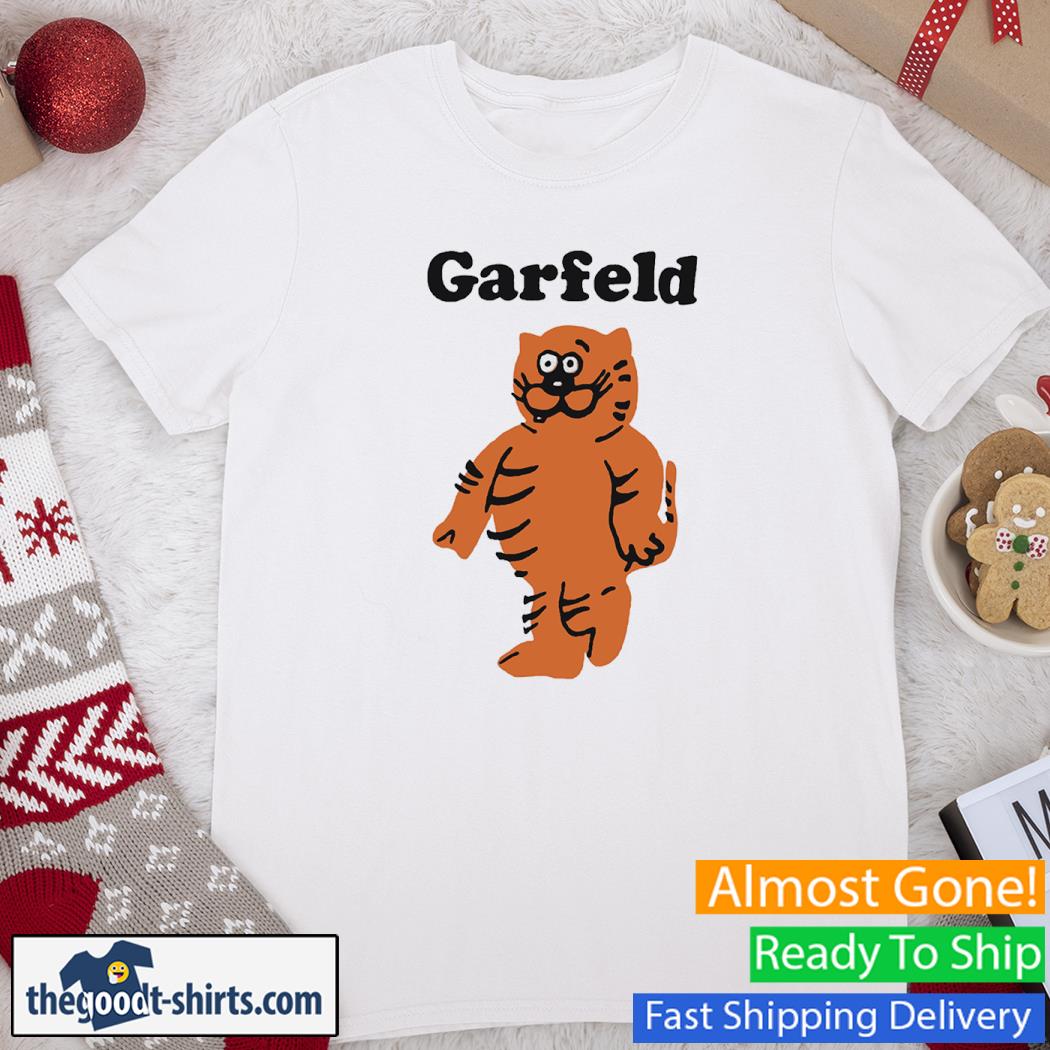 Garfeld Bootleg Garfield And Heathcliff Cat New Shirt