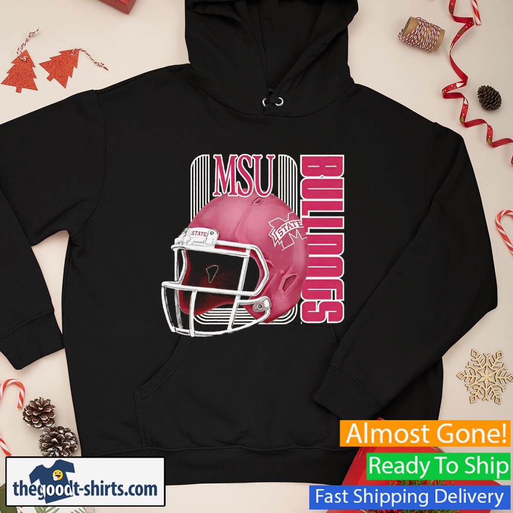 MSU State Team Helmet Bulldogs Shirt Hoodie