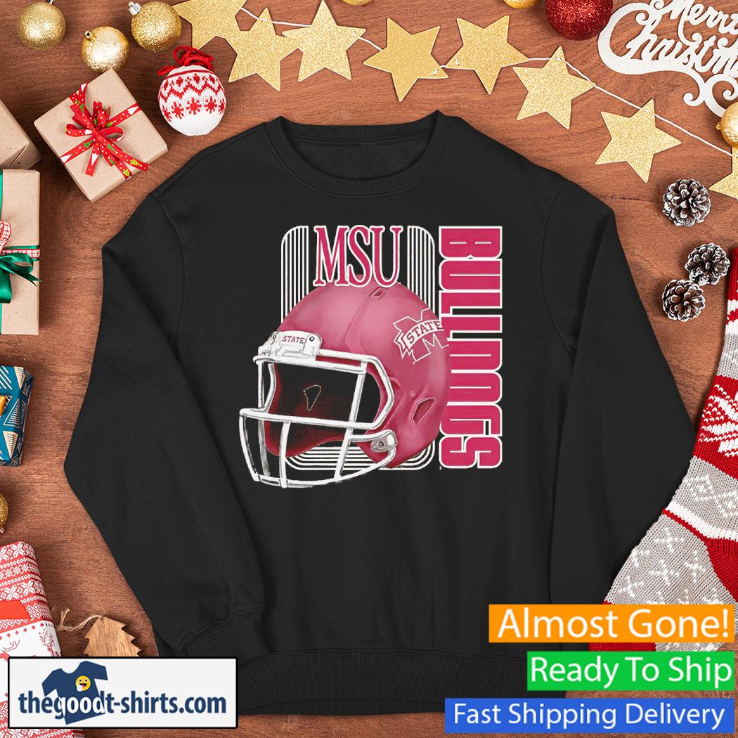 MSU State Team Helmet Bulldogs Shirt Sweater