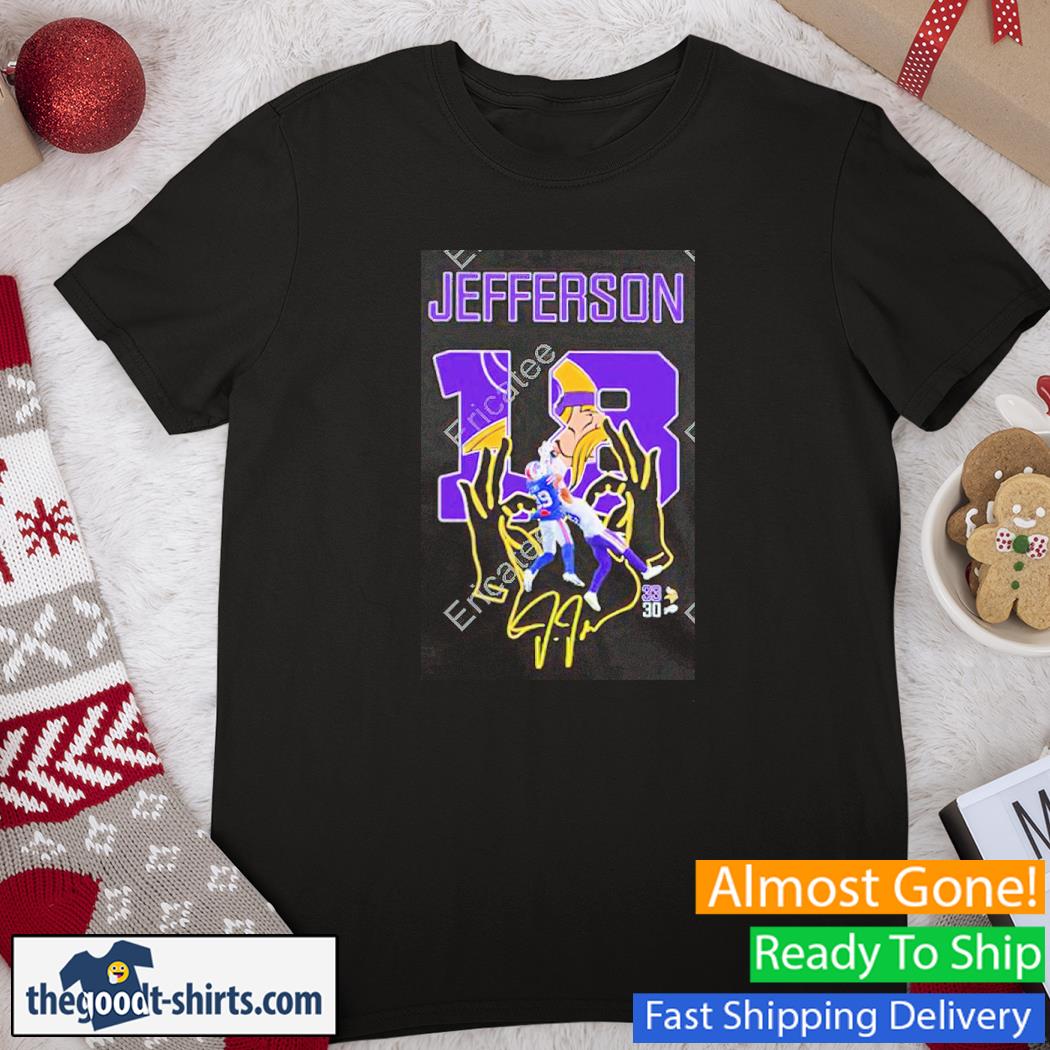 Official Minnesota Vikings Jefferson 18 Shirt