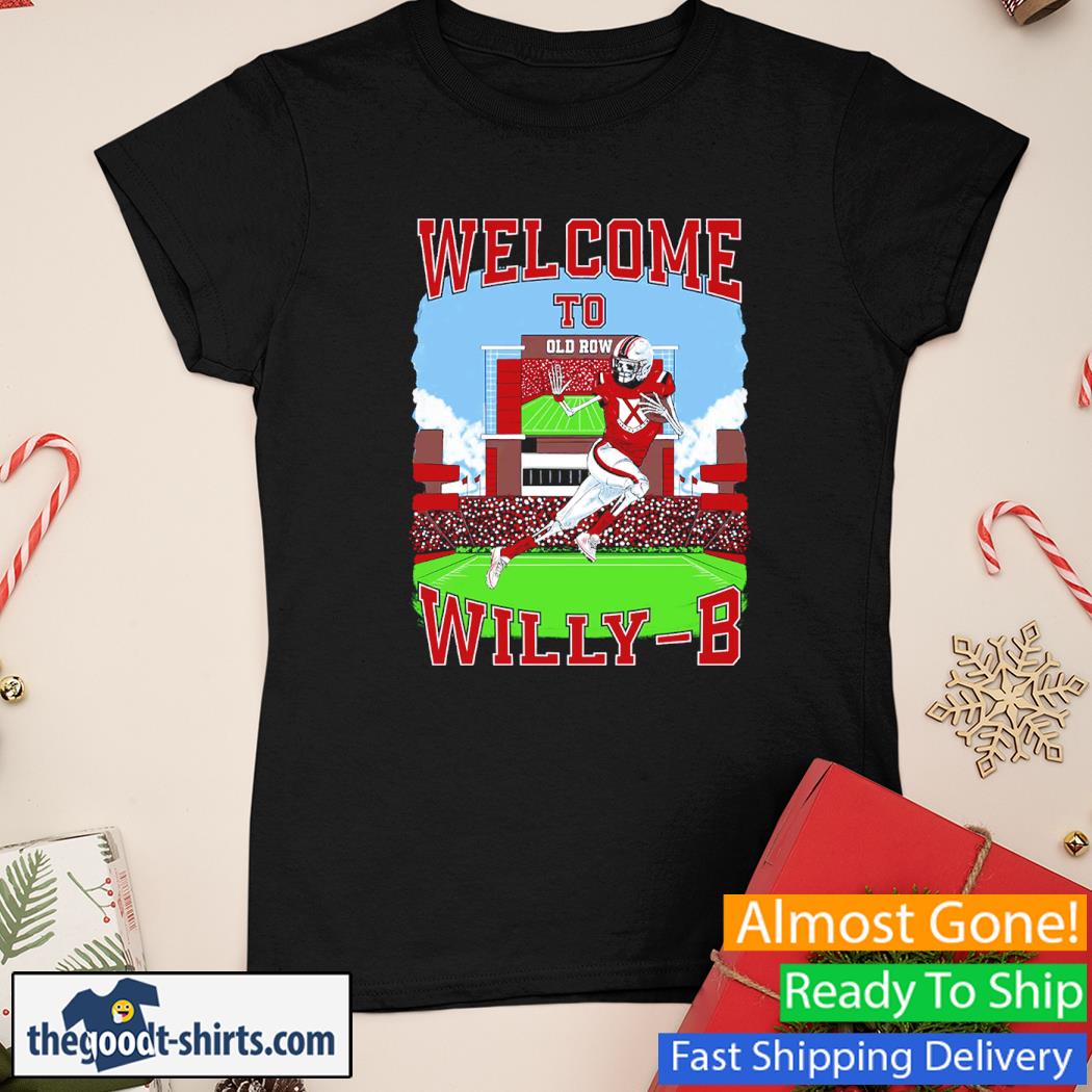 Skeleton Welcome To Willy B Shirt Ladies Tee