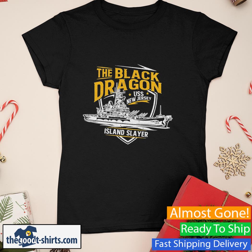 The Black Dragon USS New Jersey Shirt Ladies Tee