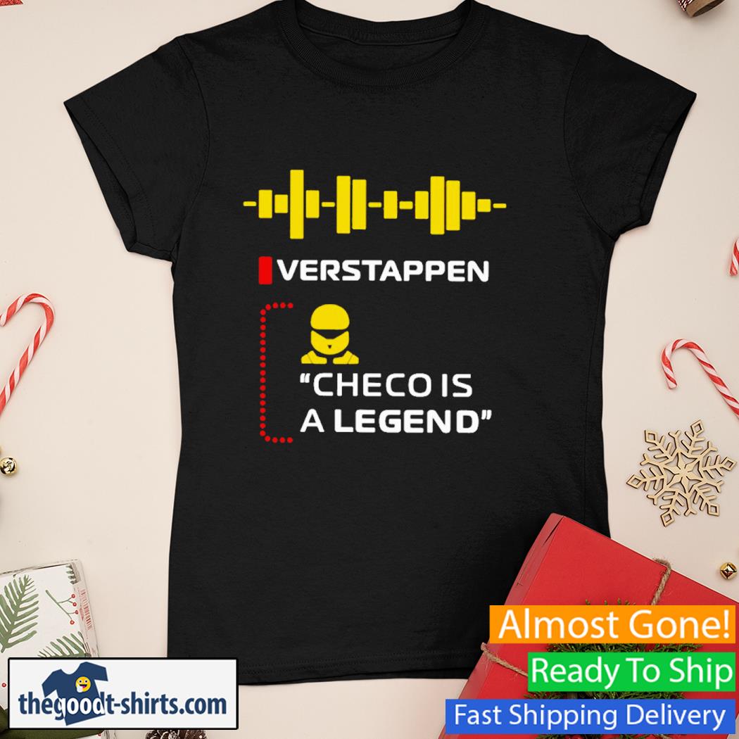 Verstappen Checo Is A Legend Shirt Ladies Tee
