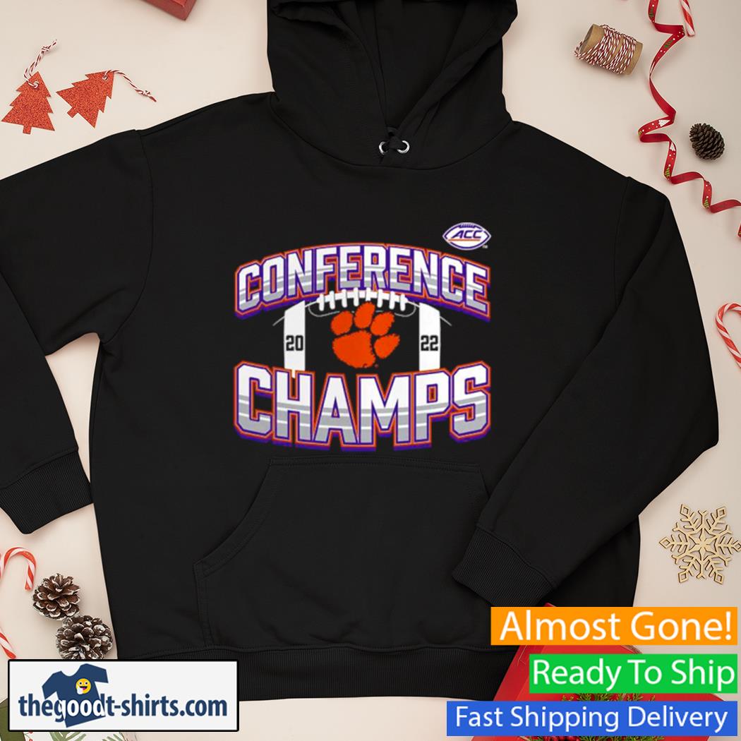 ACC Football Clemson Tigers 2022 Conference Champions New Shirt Hoodie