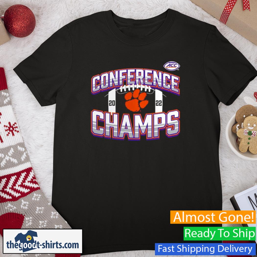 ACC Football Clemson Tigers 2022 Conference Champions New Shirt