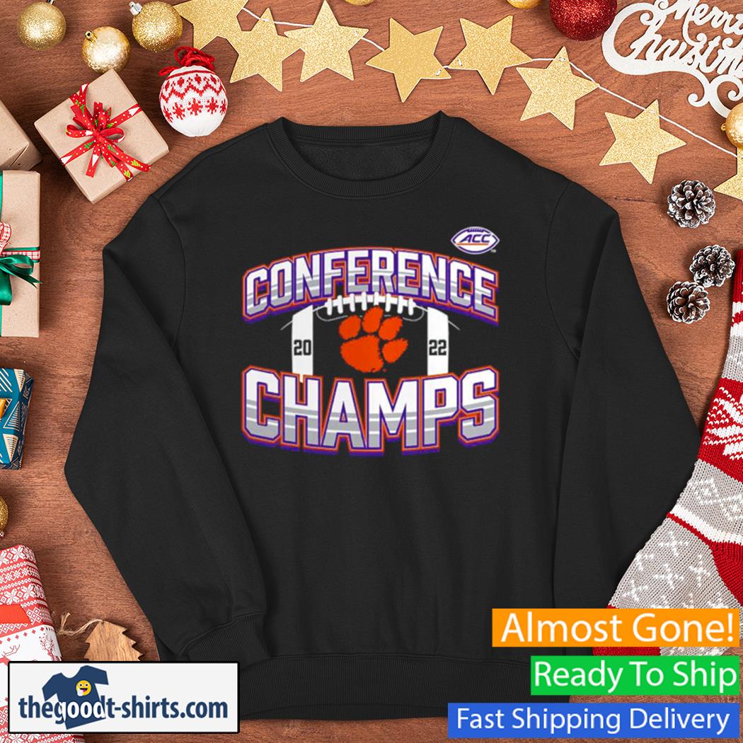 ACC Football Clemson Tigers 2022 Conference Champions New Shirt Sweater