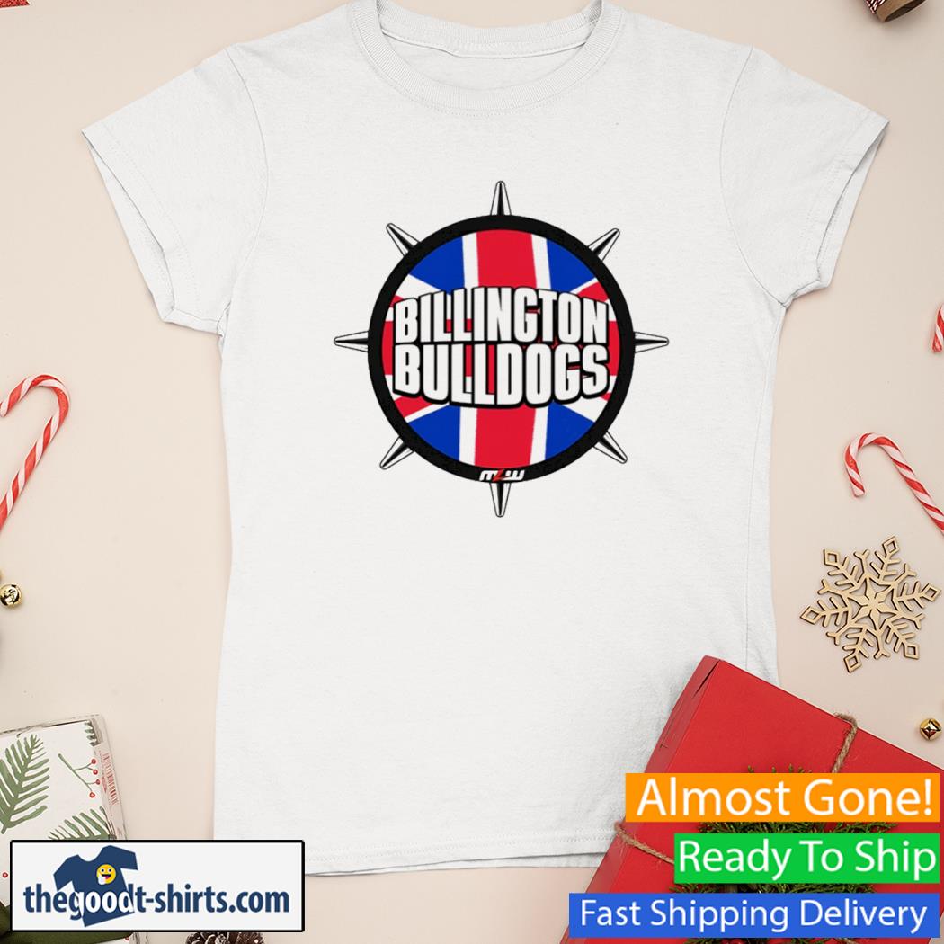 Billington Bulldogs Uk Flag Shirt Ladies Tee