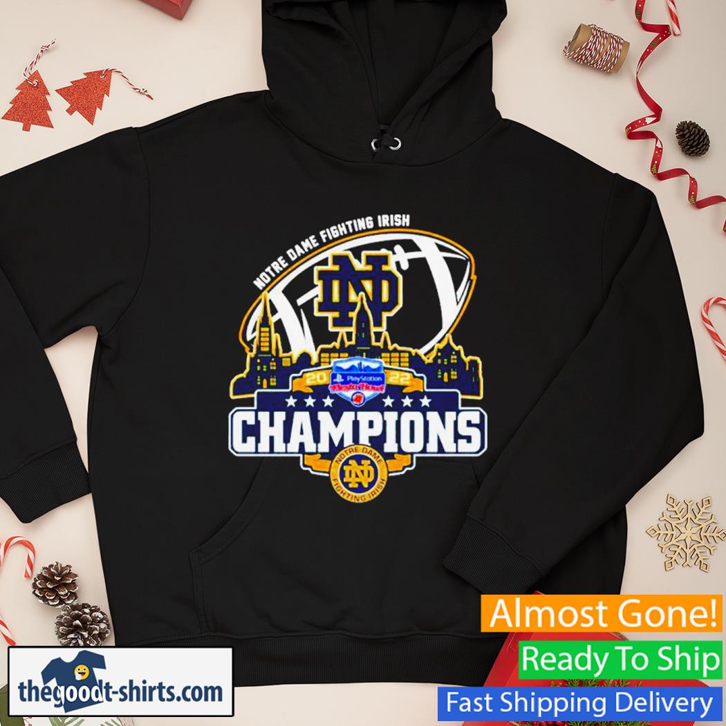 Champion Notre Dame Fighting Irish Logo Playstation City 2022 Shirt Hoodie