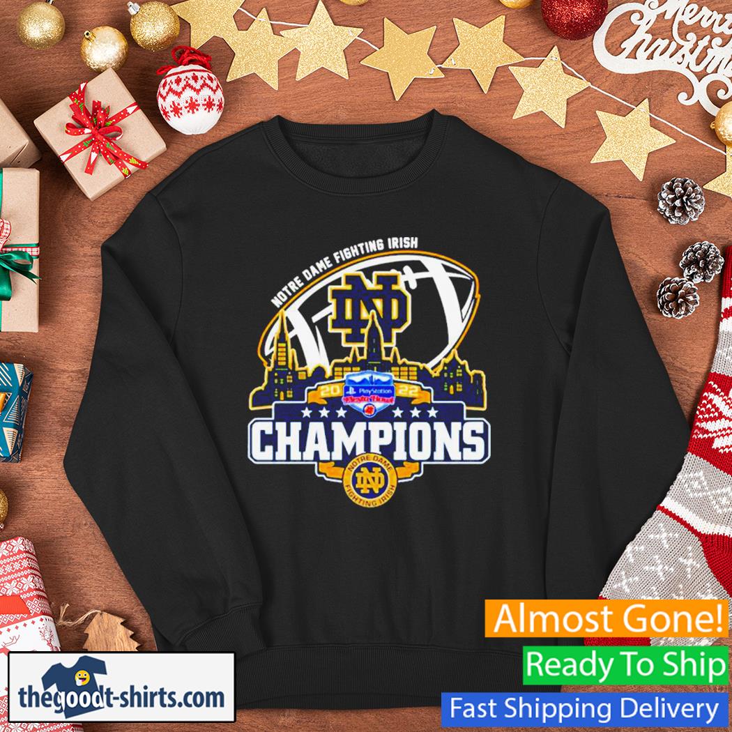 Champion Notre Dame Fighting Irish Logo Playstation City 2022 Shirt Sweater