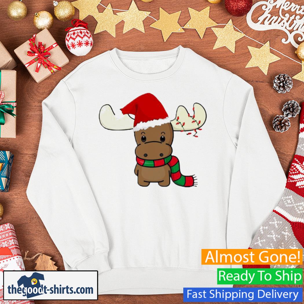 Christmas Cartoon Reindeer New Shirt Sweater