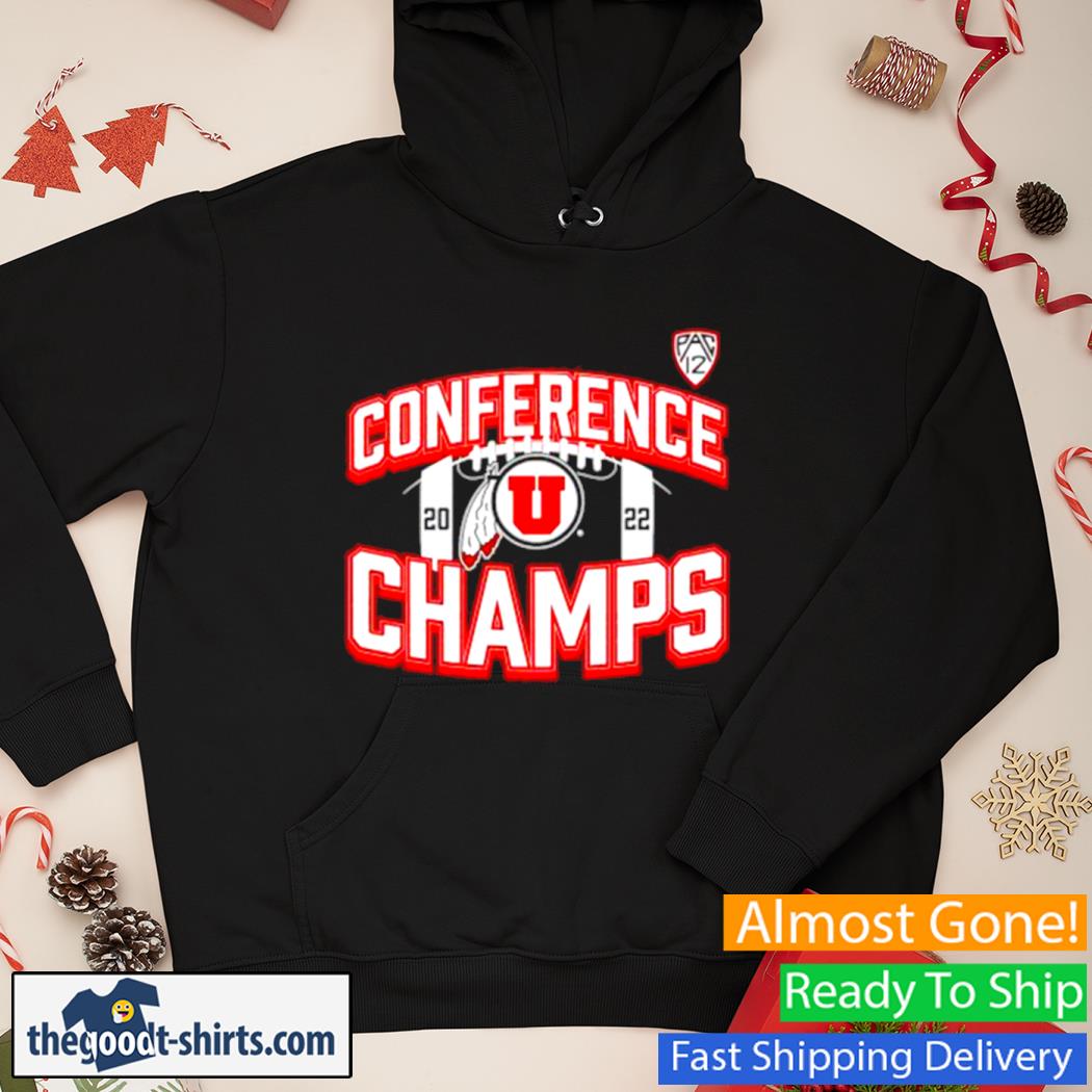 Conference Champions Utah Utes 2022 PAC 12 Football New s Hoodie