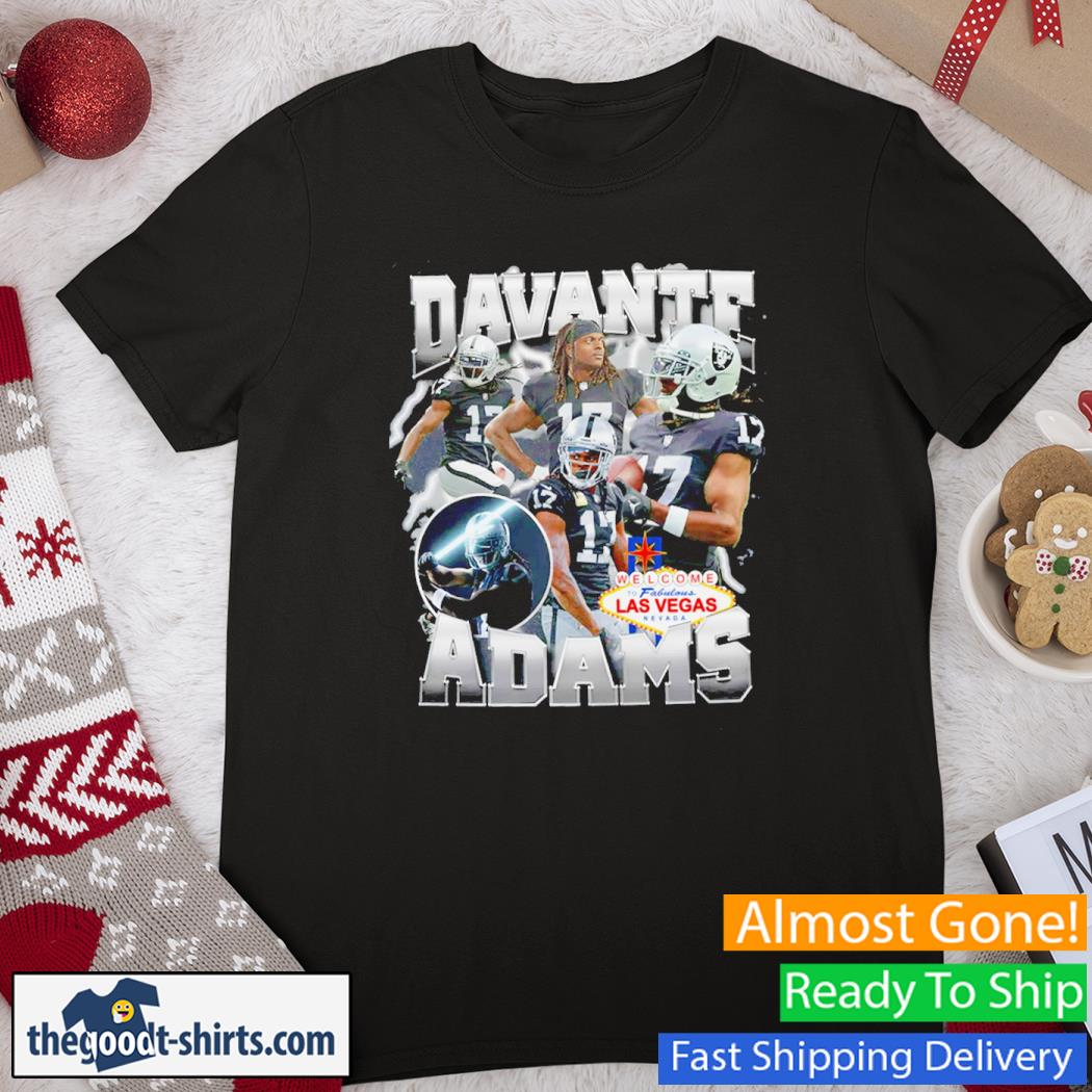 Davante Adams Vintage Davante Adams Bootleg Las Vegas Football Sweatshirt, 90s Vintage Graphic Tee, Gift For Fan, Retro Shirt