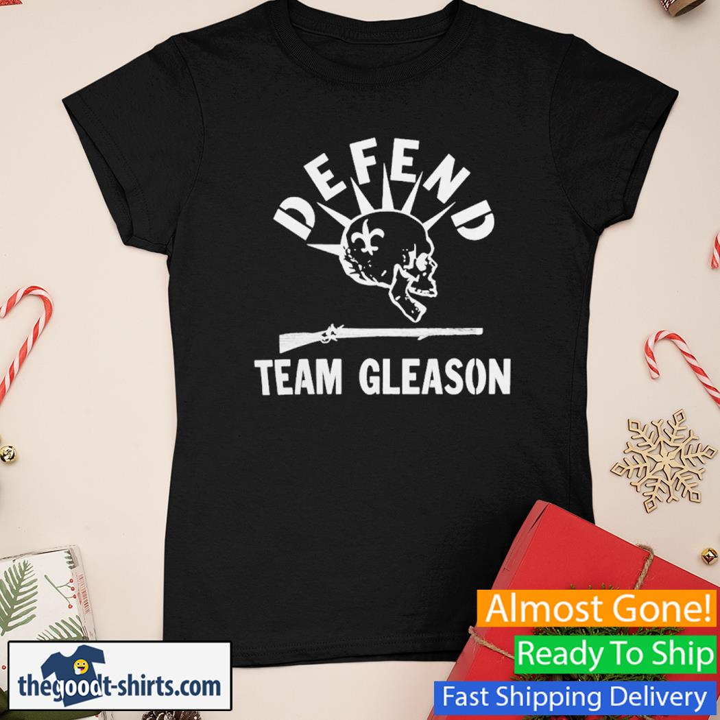Drew Brees Wearing Defend Team Gleason Shirt Ladies Tee