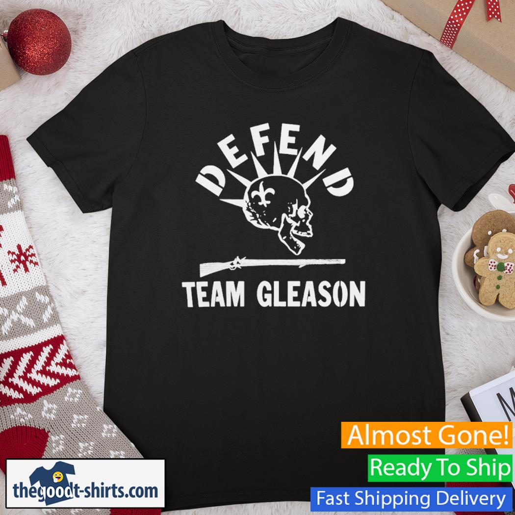 Drew Brees Wearing Defend Team Gleason Shirt