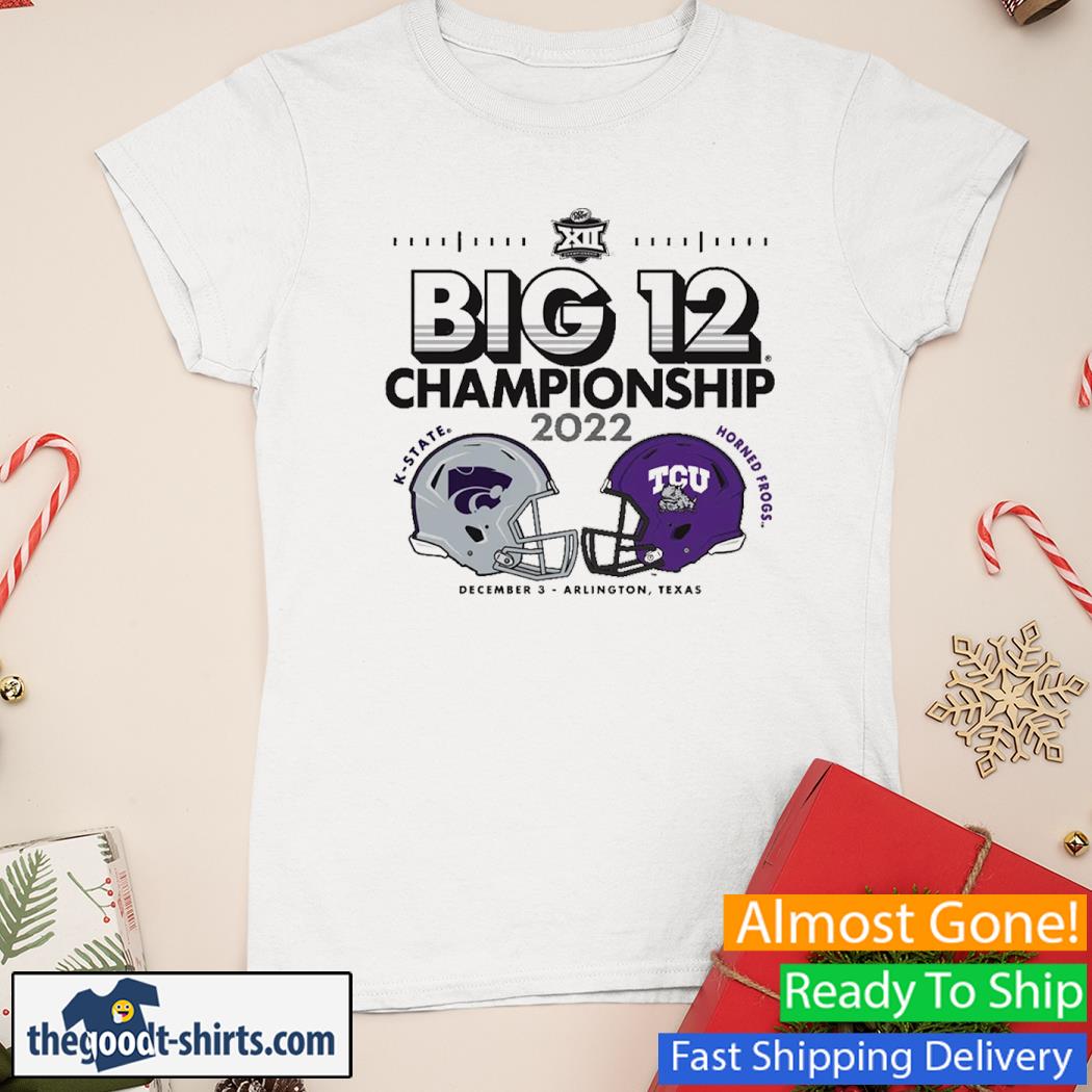 Kansas State Wildcats Big 12 Championship Barn Burn 2022 Shirt Ladies Tee