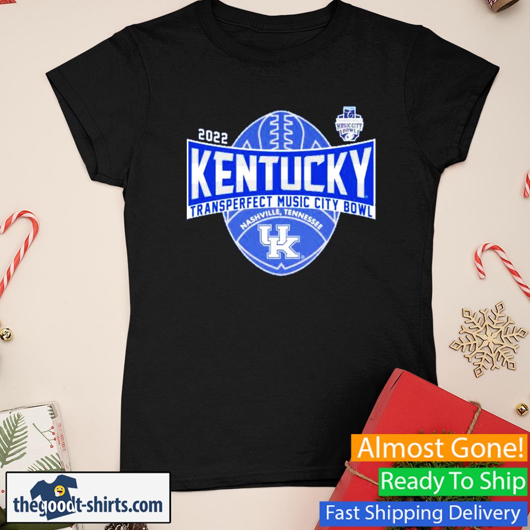 Kentucky Wildcats Transperfect Music City Bowl 2022 Shirt Ladies Tee