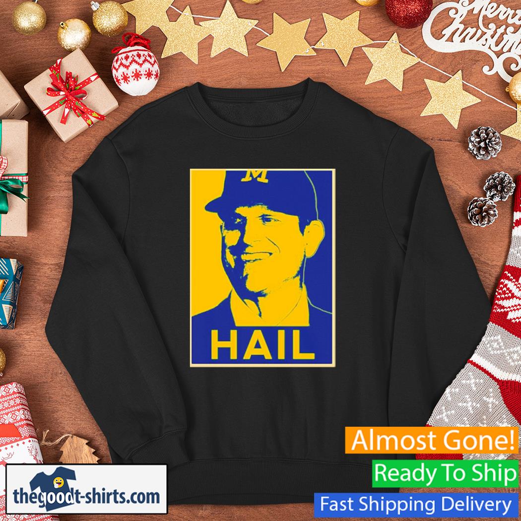 Michigan Wolverines Jim Harbaugh Football Coach Hope Style Shirt Sweater