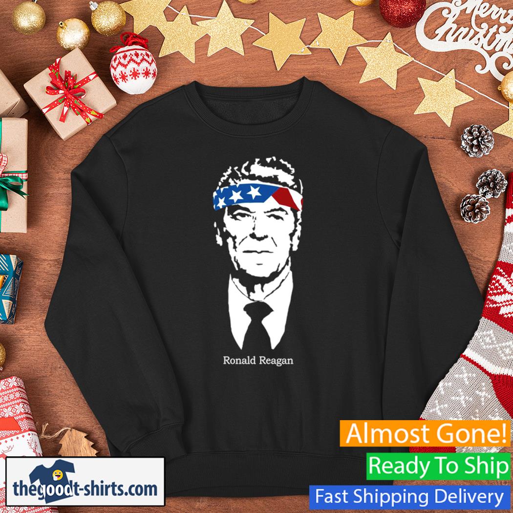 Ronald Reagan For President USA Flag s Sweater