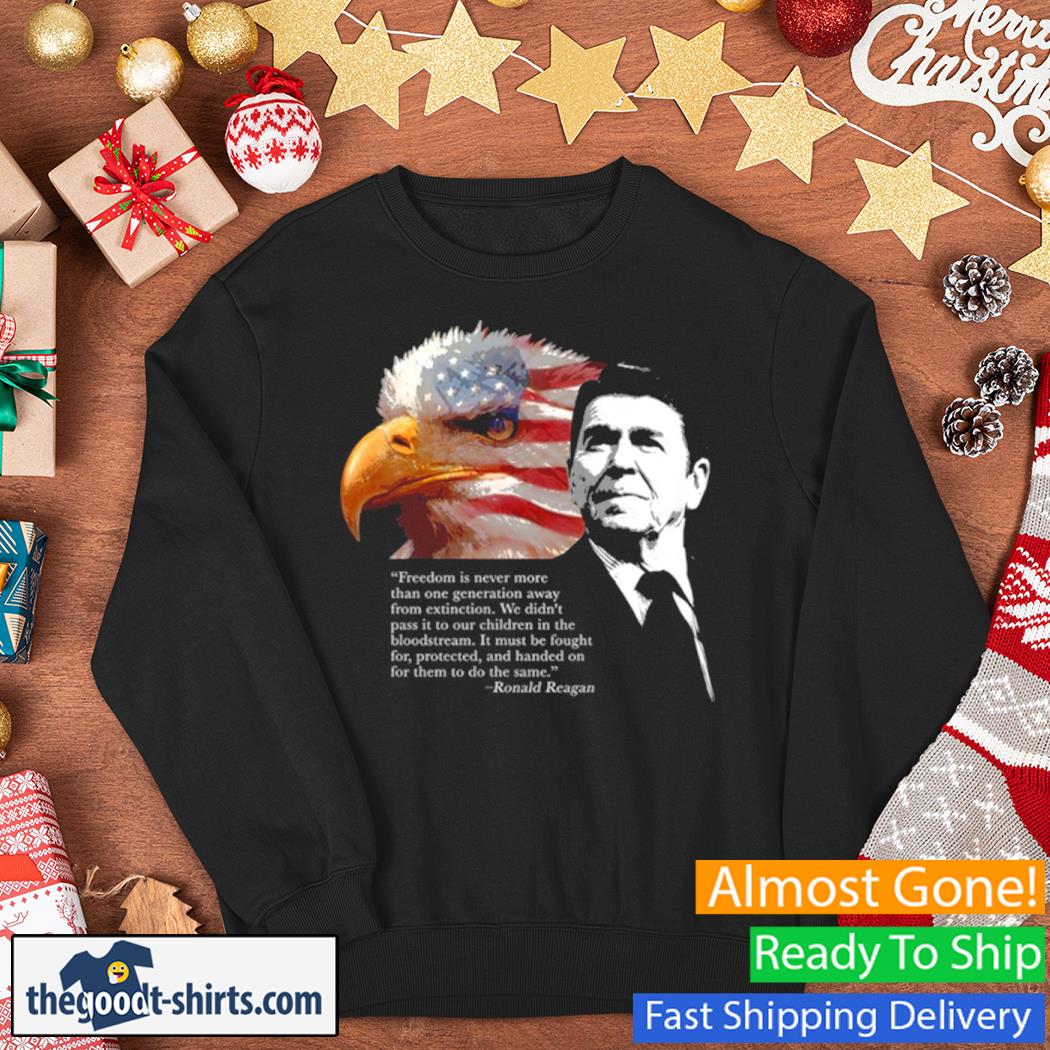 Ronald Reagan Freedom Eagle New s Sweater
