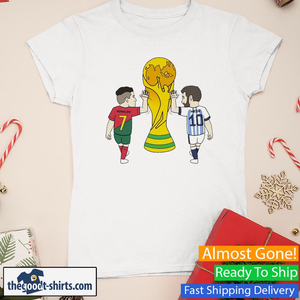 Ronaldo & Messi World Cup Farewell Shirt Ladies Tee