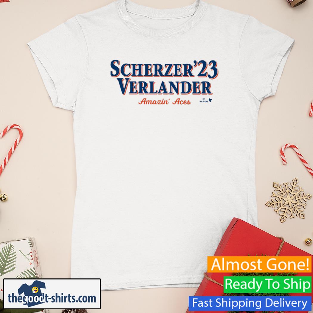 Scherzer Verlander 23 Amazin' Aces New Shirt Ladies Tee