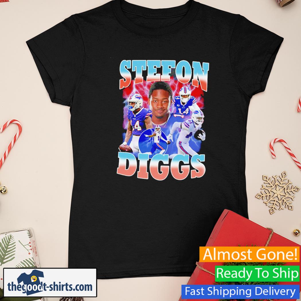 Stefon Diggs Shirt, Stefon Diggs Vintage Sweater, Stefon Diggs Bootleg Shirt, Buffalo Football Vintage Shirt Ladies Tee