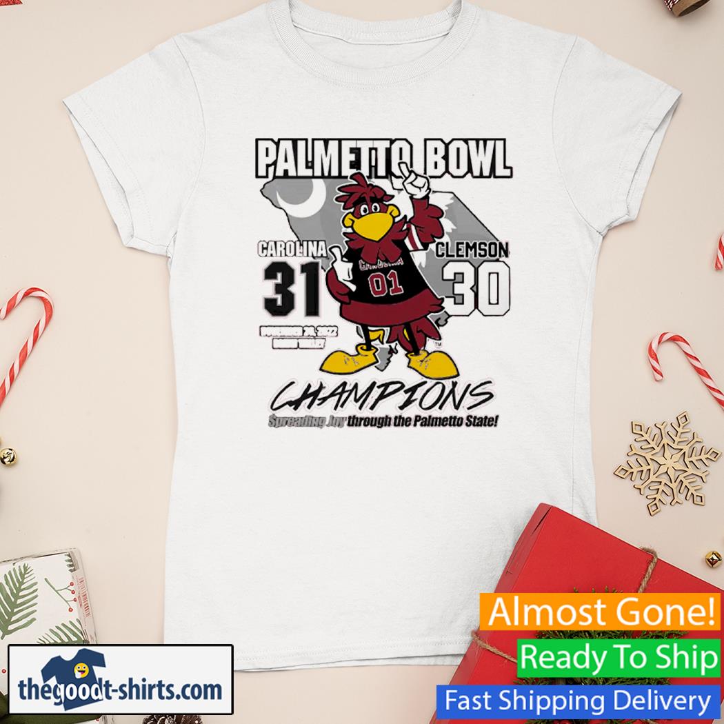 USC 2022 Palmetto Bowl Champions Shirt Ladies Tee