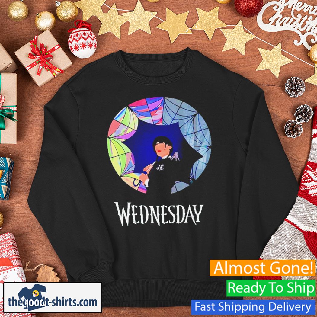 Wednesday Movie Ummbrella Shirt Sweater