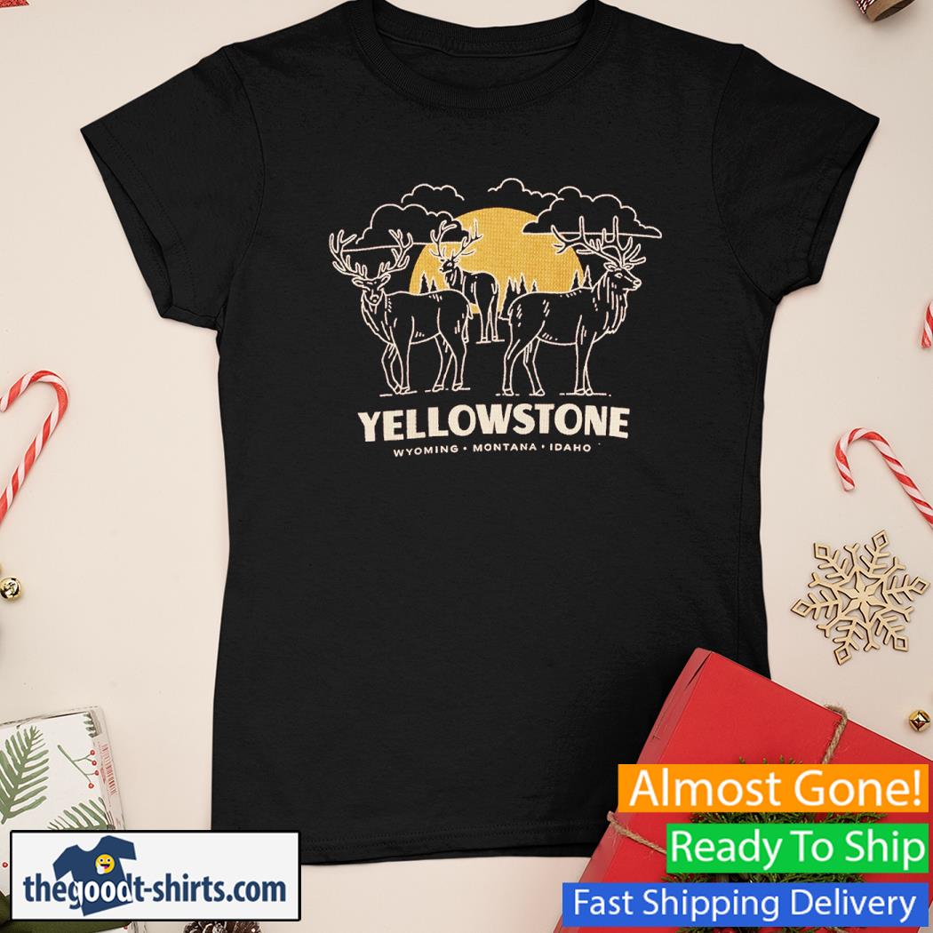 Yellowstone Wyoming Montana Idaho Shirt Ladies Tee