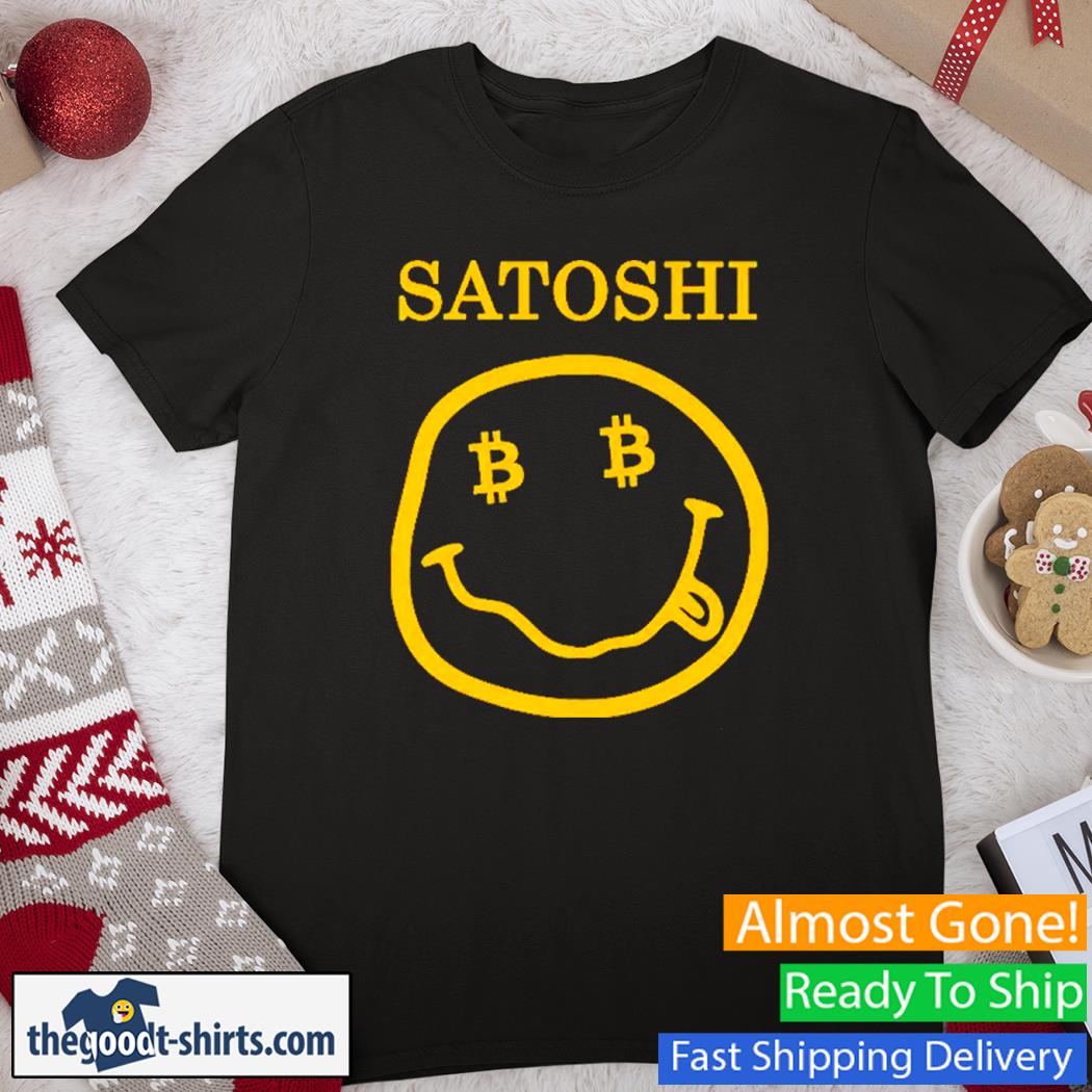 Official Satoshi Smiley Face Bitcoin Shirt