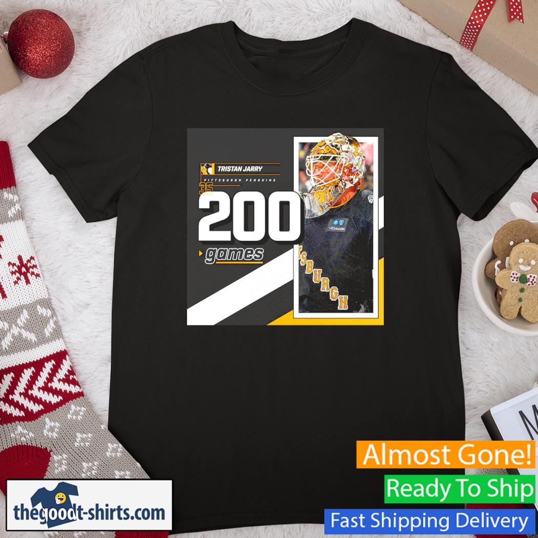 Tristan Jarry Pittsburgh Penguins 200 NHL Games 2023 Shirt
