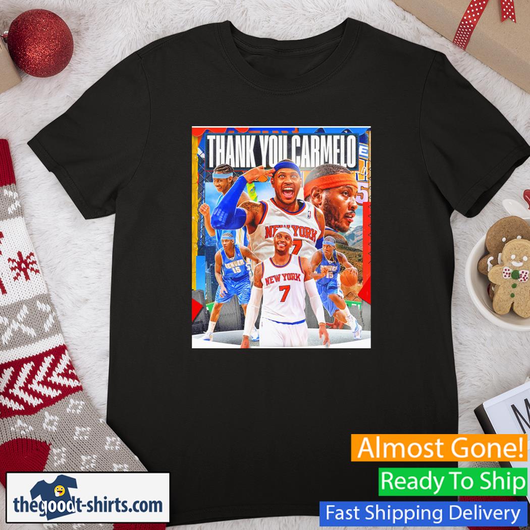 Carmelo Anthony Thank You Carmelo NBA Shirt