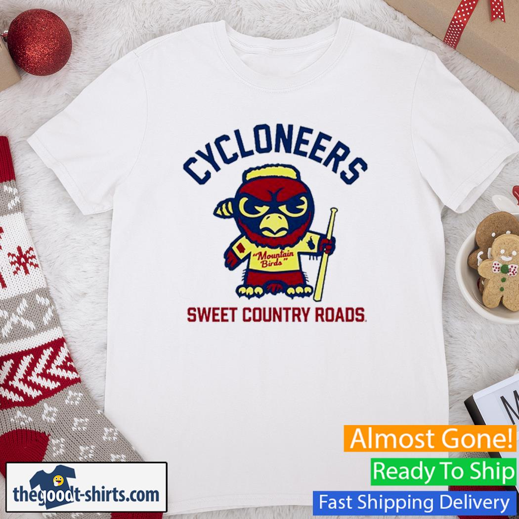 Cycloneers Mountain Birds Sweet Country Roads Baseball Shirt