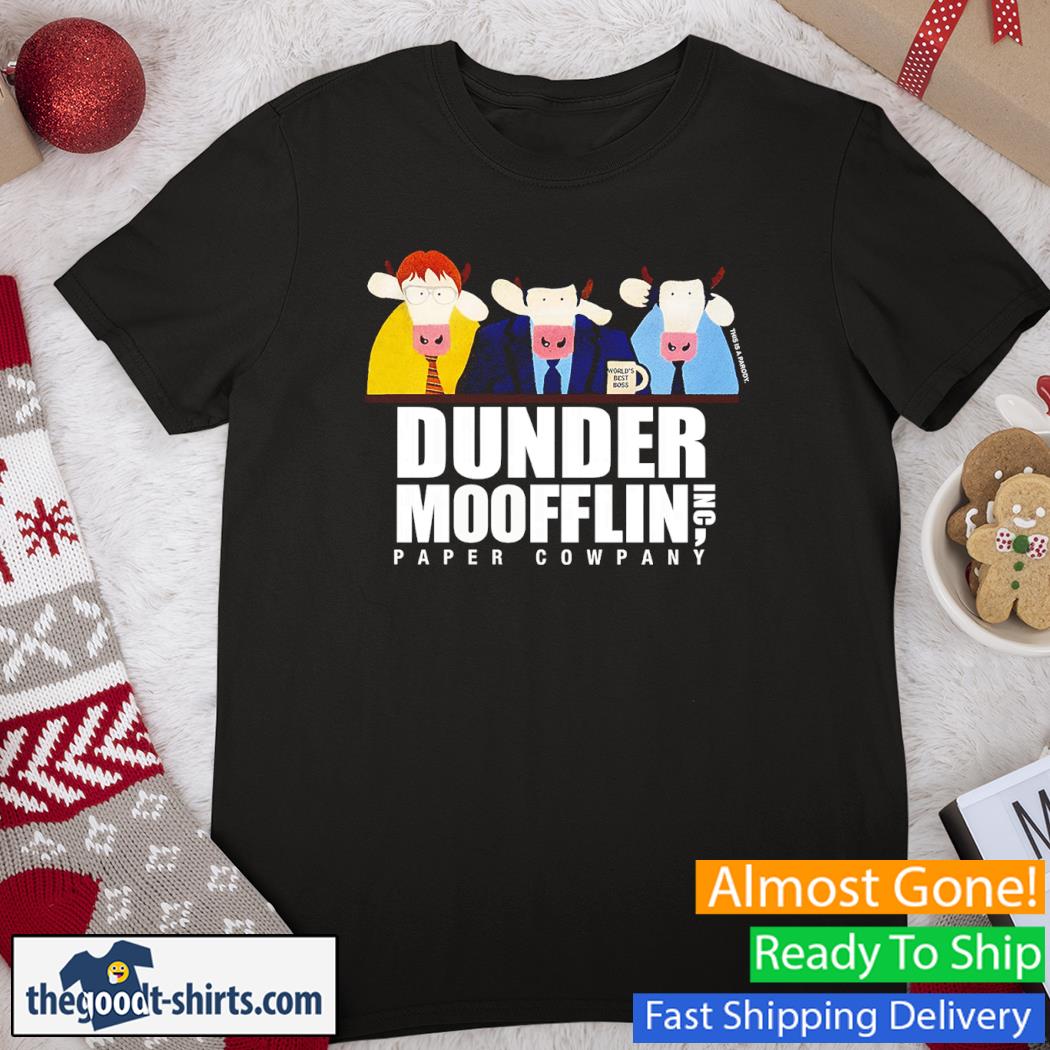 Dunder Moofflin Inc Paper Cowpany Funny Shirt