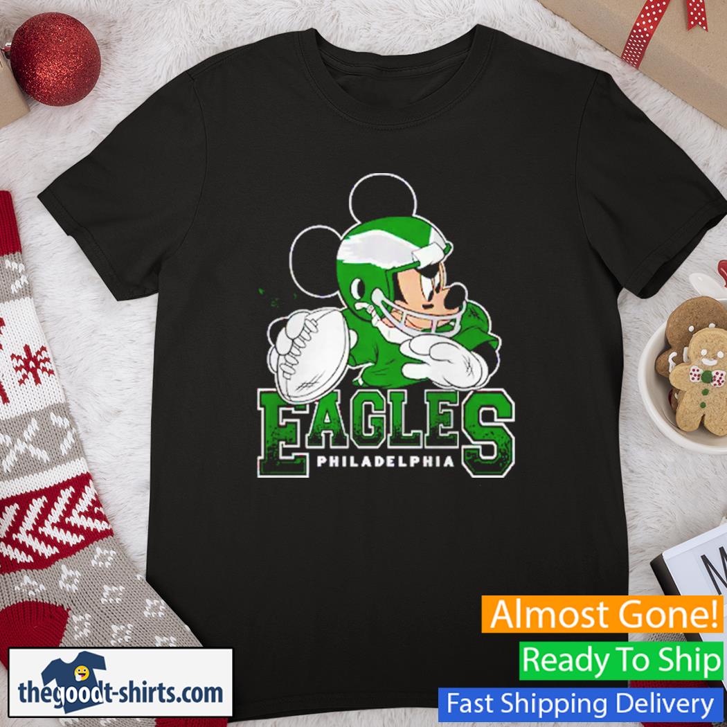 Official Dynasty Sports New York Giants Mickey At Quarterback Disney Football Shirt